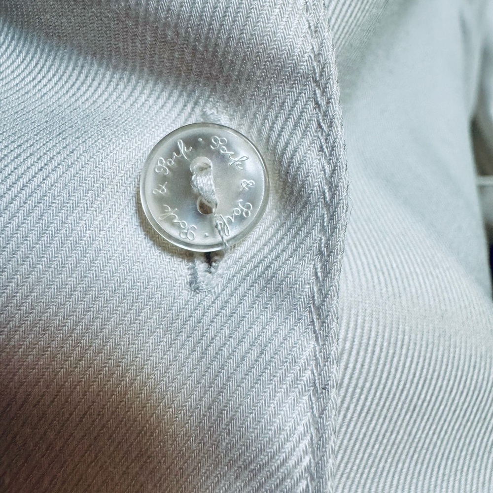Peck & Classic White Button-Up Shirt - Women's White Top - Picture 6 of 6